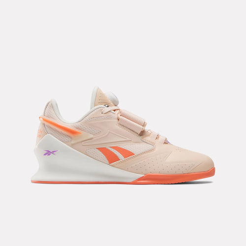 Reebok legacy Lifter III Pump Women's Weightlifting Shoes - Washed Clay/Chalk/Super Coral