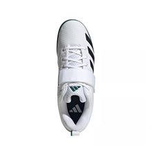 Adidas Powerlift 5 Unisex Weightlifting Shoes - Cloud White/Core Black/Collegiate Green