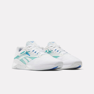 Reebok Nano X4 Women’s Trainers - White/Unleashedgrn/Kineticblue