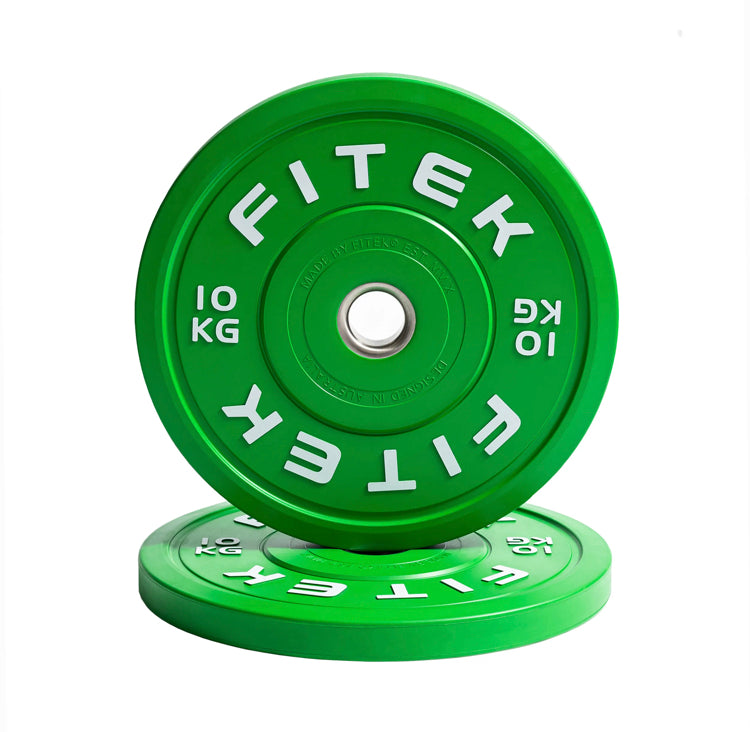 FITEK Ozilliant Virgin Rubber Colour 10kg Bumper Plate Set