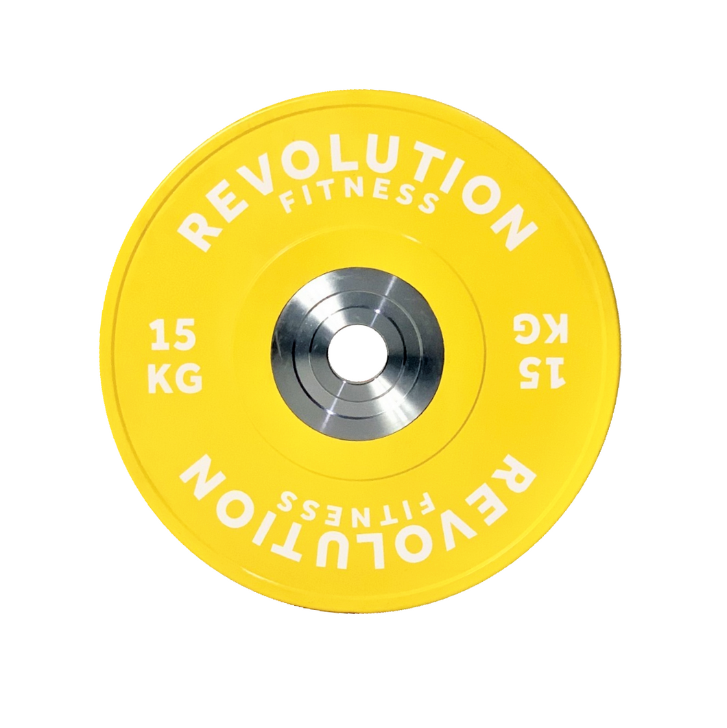 Revolution Elite Olympic Bumper Plate Set 15kg Wod Gear Australia