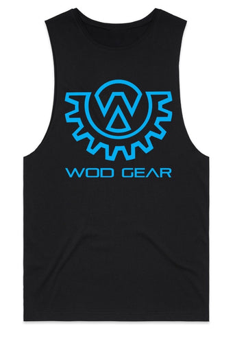 Wod Gear Men's Muscle Tank Black/Blue