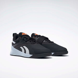 Reebok Lifter PR III Mens Weightlifting Shoes - Black/White/Smash Orange